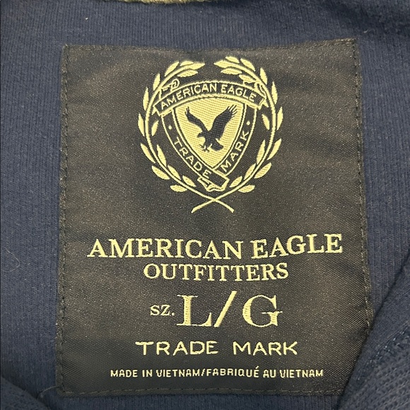 American Eagle Outfitters Men's Cobalt Blue Sweater Size Large - Picture 8 of 9